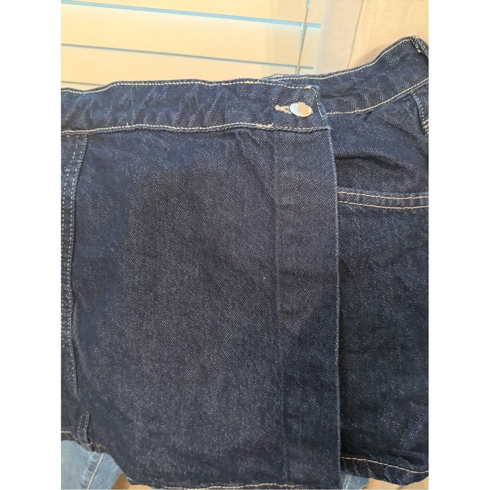 Zara Z1975 Dark Blue Denim Skort